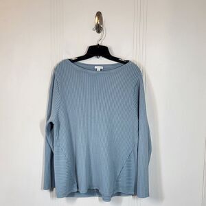 Plus Size J. Jill Light Blue Sweater